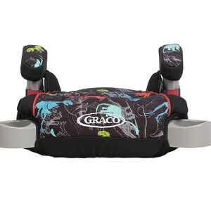 GRACO booster car seat black dino